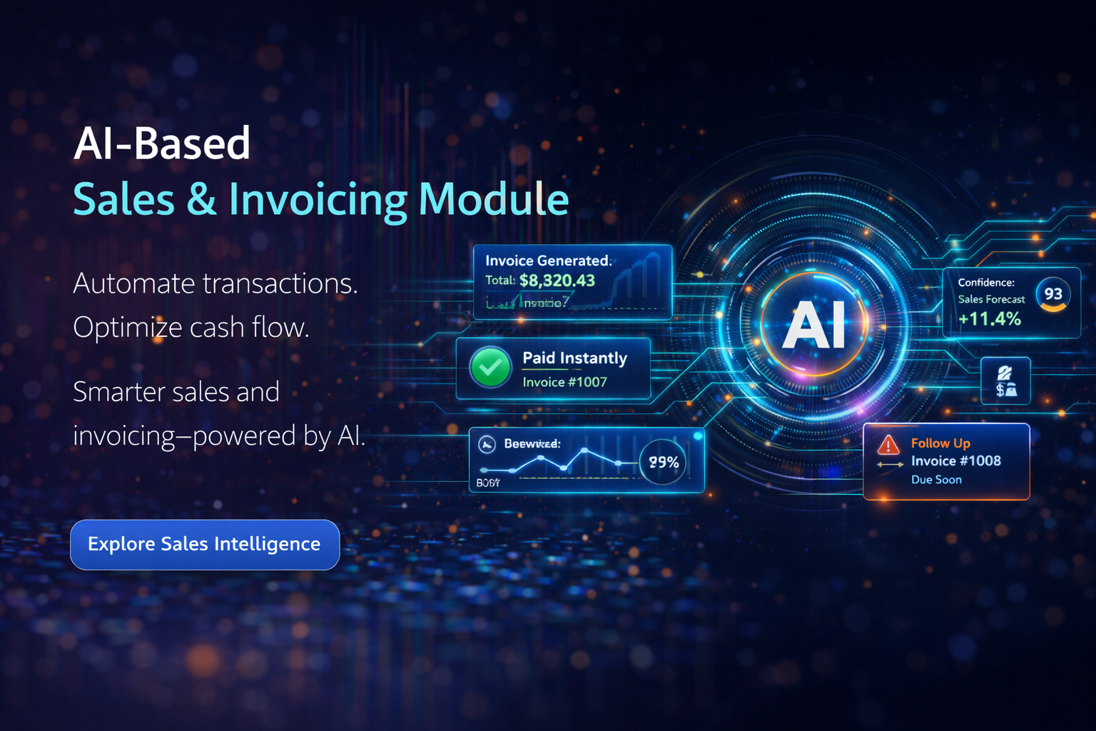 AI-powered sales and invoicing